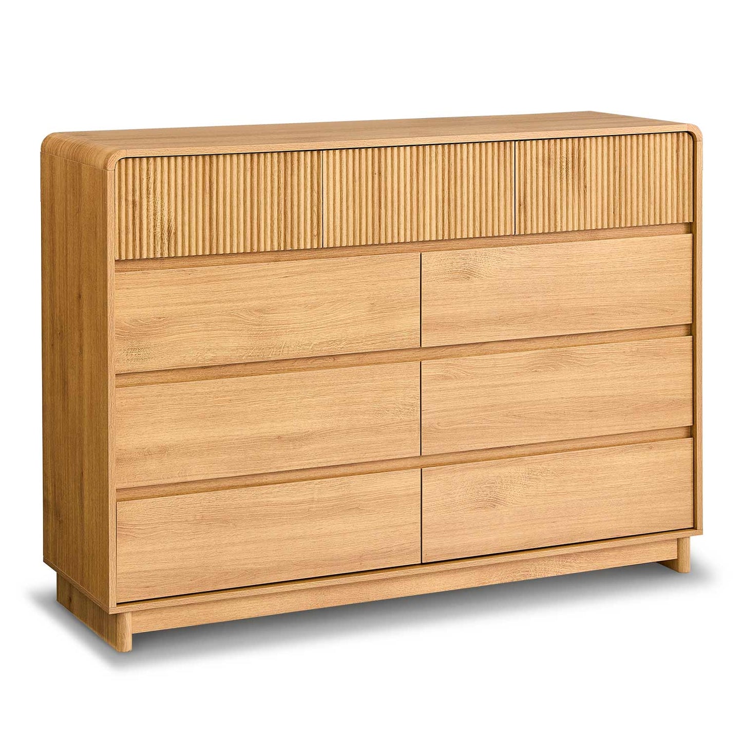 AOGLLATI Dresser Wood / Engineered Wood / Modern Mid Century Modern 9-Drawer Dresser Wood