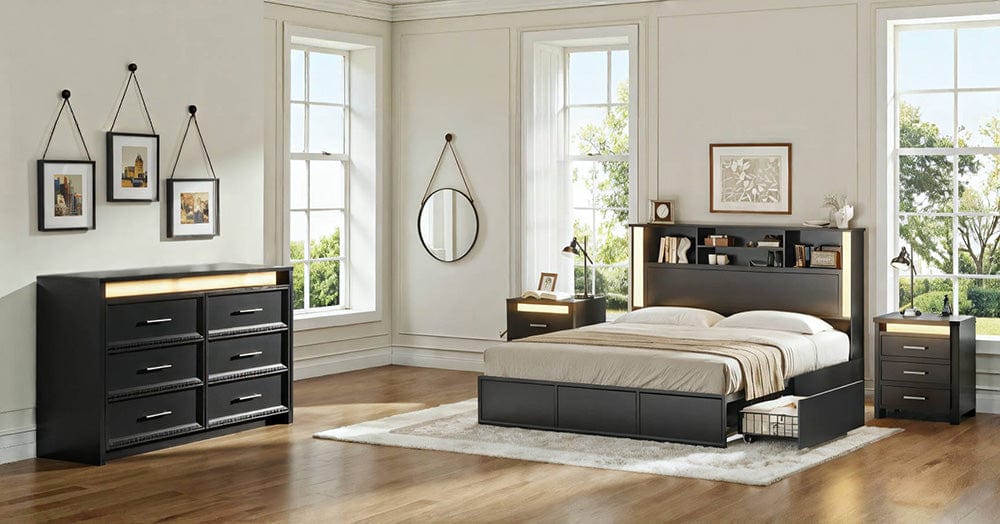 Lightbox Bedroom Black Lightbox Bedroom Black