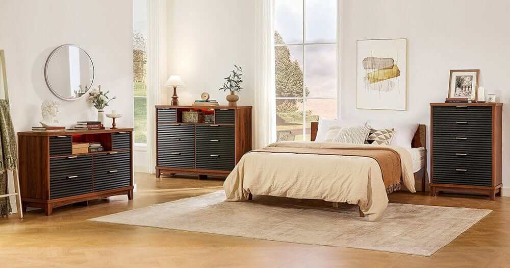Retro Slanted Louvre Design Dressers Retro Slanted Louvre Design Dressers