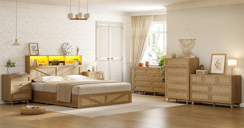 Woven Storage Bedroom Collection Natural