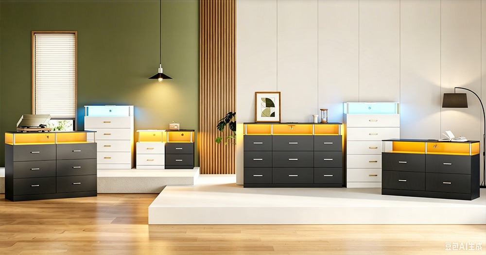 Modular Chest Collection Black & White