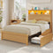 AOGLLATI Bed Frame Fluted Bed Frames Wood