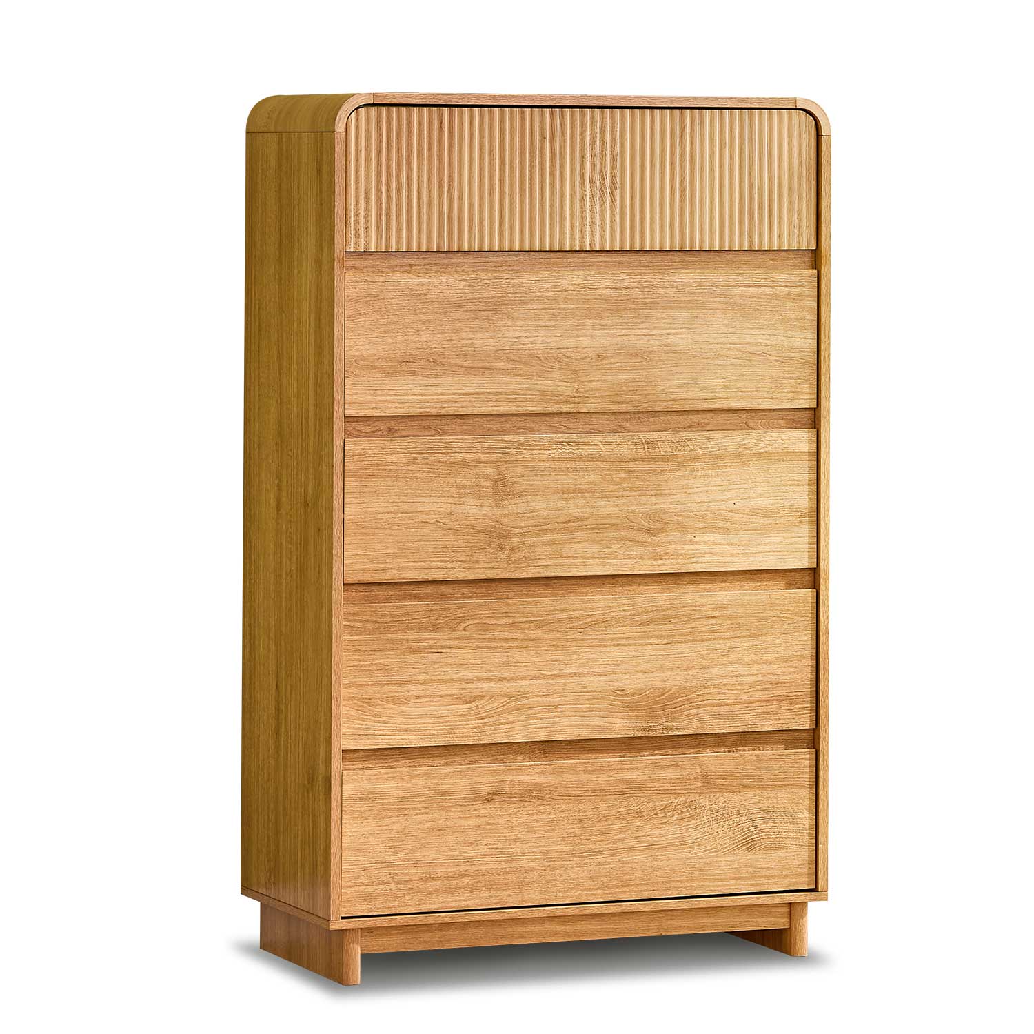 AOGLLATI Dresser Wood / Engineered Wood / Modern Mid Century Modern 5-Drawer Dresser Wood
