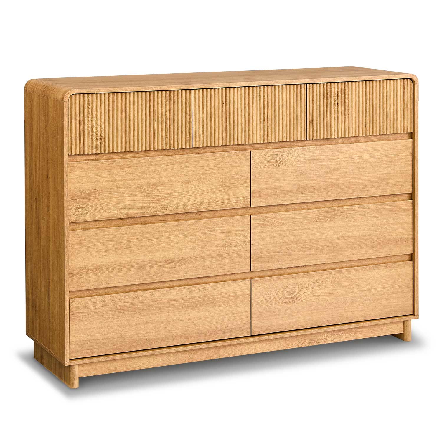 AOGLLATI Dresser Wood / Engineered Wood / Modern Mid Century Modern 9-Drawer Dresser Wood