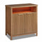 AOGLLATI Storage Cabinet Wood / LED / Engineered Wood LED Sideboard Buffet Storage Cabinet Wood