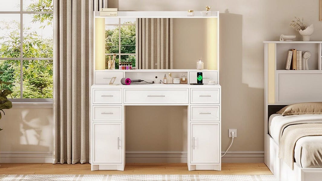 Display Space for Makeup Vanity